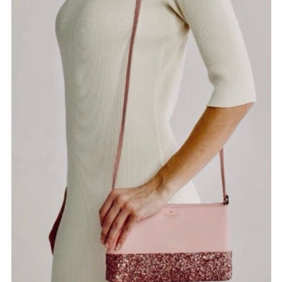 Kate Spade NY Greta Glitter Ramsey Crossbody NWOT - Picture 5 of 11